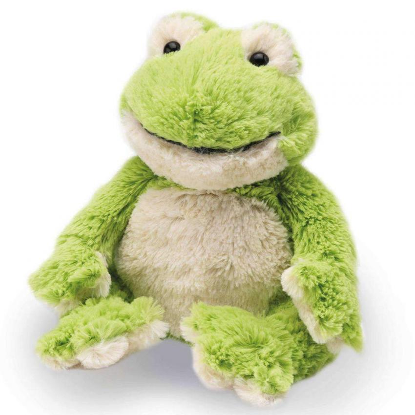 frog heating pad plush