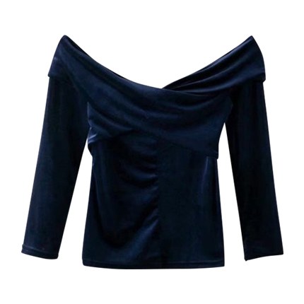 velvet bardot tops