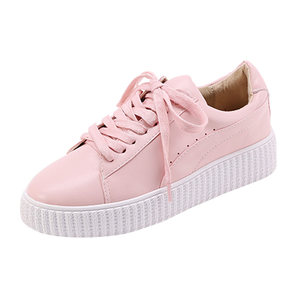 Style and compare Lace Up Rubber Sole Low Top Sneakers | footwear ...