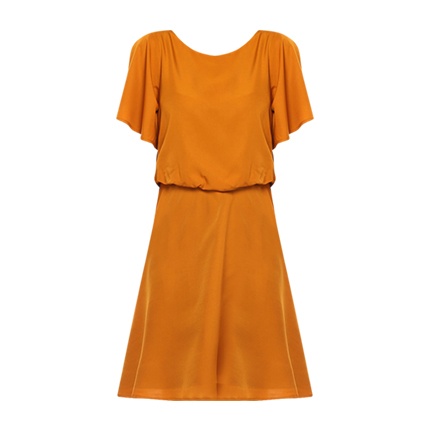 zima leto mustard dress