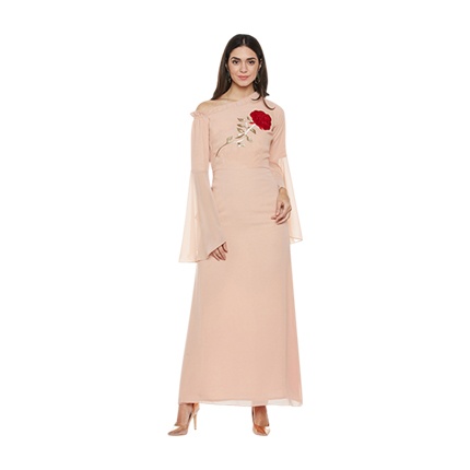 athena pink maxi dress