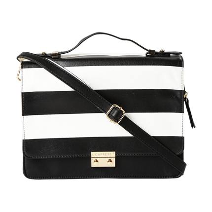 caprese black handbag