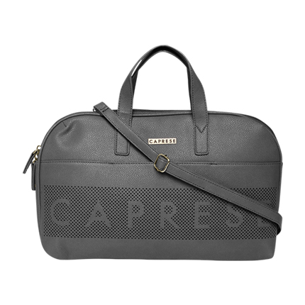 caprese black solid handheld bag