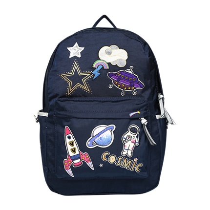 accessorize blue backpack