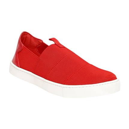 Buy ALDO Women Red Slip-On Sneakers in 