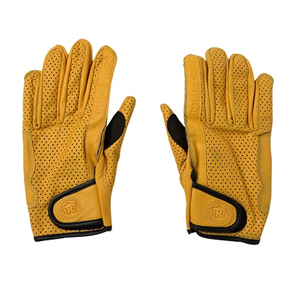 royal enfield yellow gloves